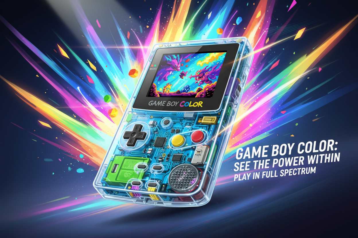 Illustration Game Boy Color transparente