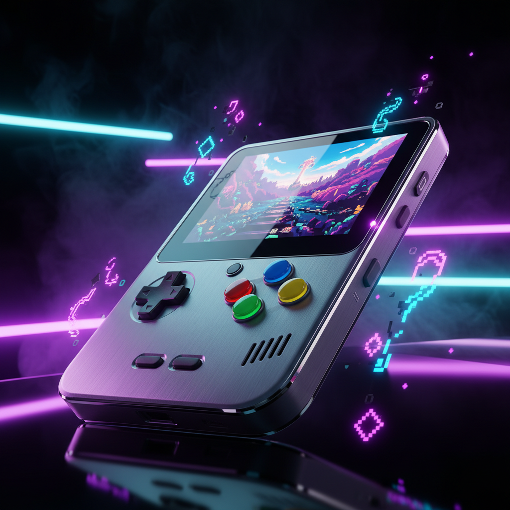 PlayBack™ Console Rétro Portable – Centaines de Jeux Classiques